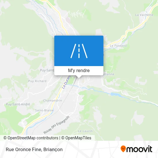 Rue Oronce Fine plan