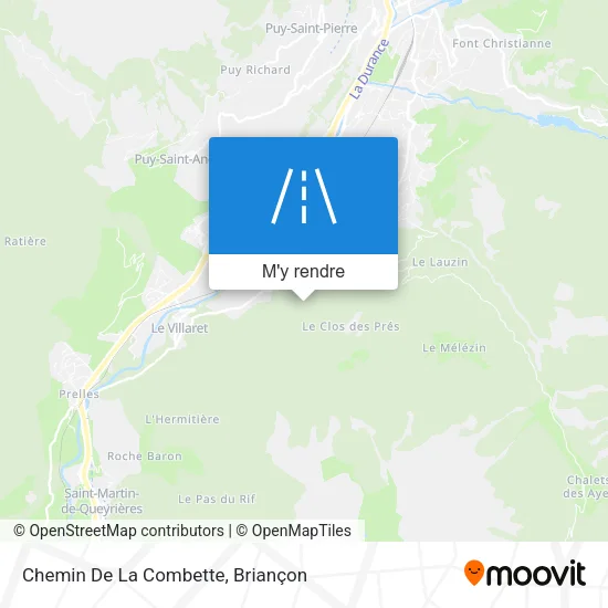 Chemin De La Combette plan