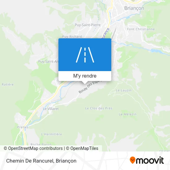 Chemin De Rancurel plan