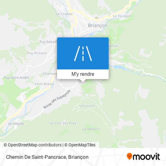 Chemin De Saint-Pancrace plan