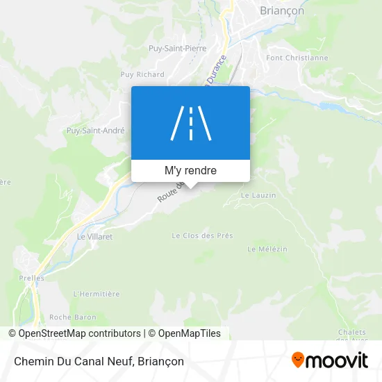 Chemin Du Canal Neuf plan
