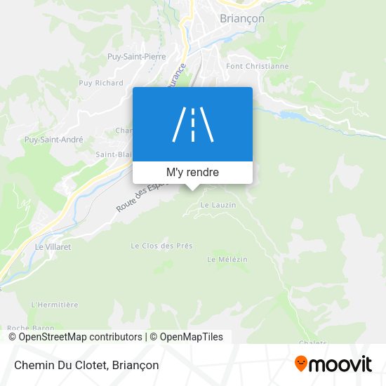 Chemin Du Clotet plan