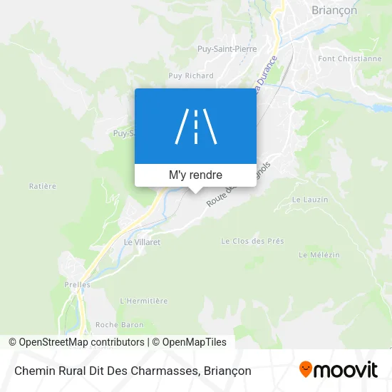 Chemin Rural Dit Des Charmasses plan