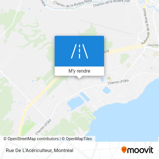 Rue De L'Acériculteur plan