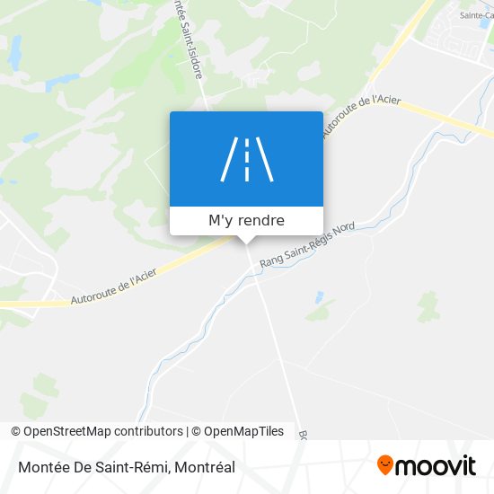 Montée De Saint-Rémi plan