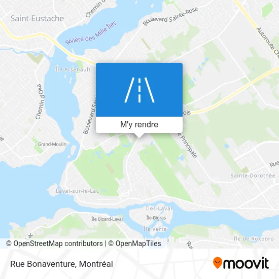 Rue Bonaventure plan