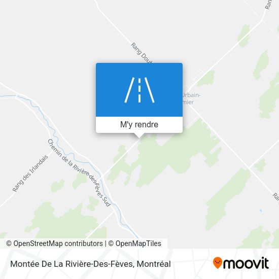 Montée De La Rivière-Des-Fèves plan