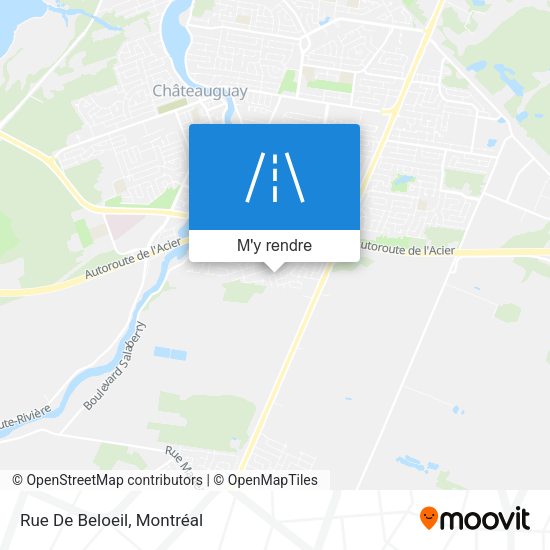 Rue De Beloeil plan