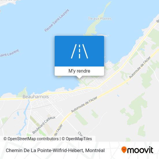 Chemin De La Pointe-Wilfrid-Hébert plan