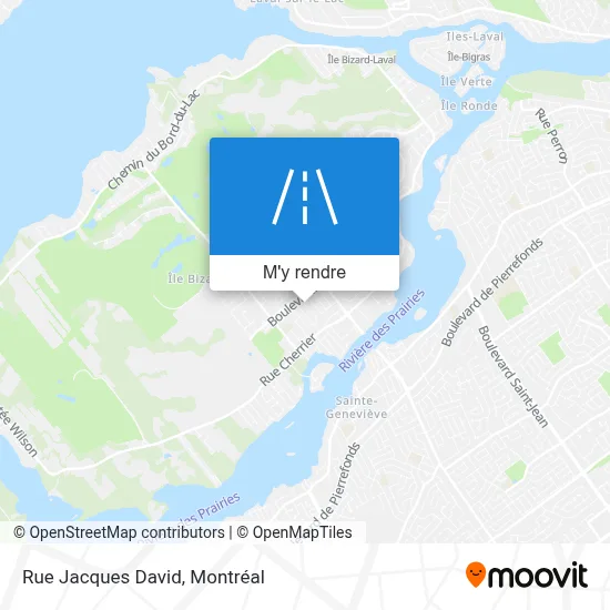 Rue Jacques David plan