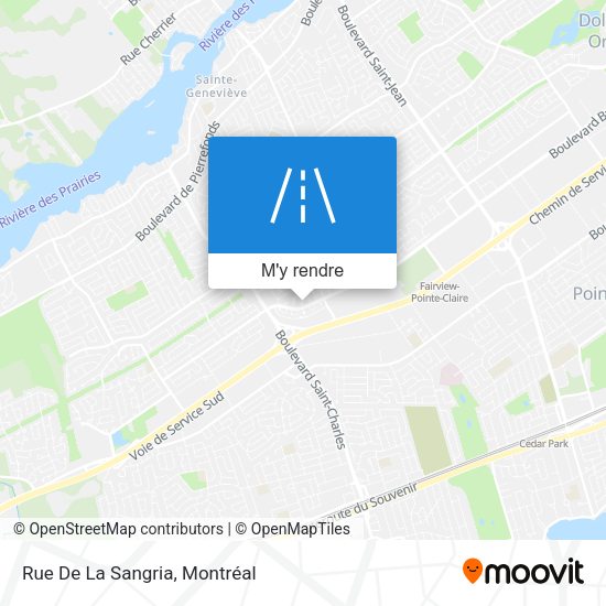 Rue De La Sangria plan