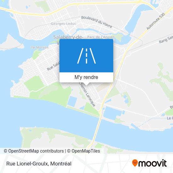 Rue Lionel-Groulx plan