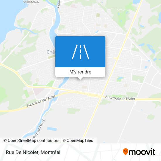 Rue De Nicolet plan