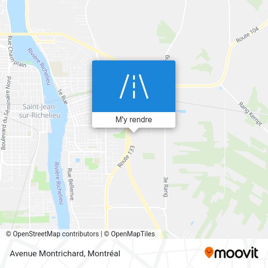 Avenue Montrichard plan
