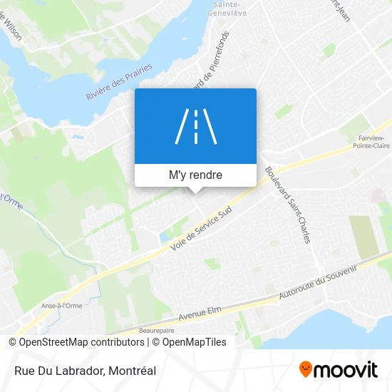 Rue Du Labrador plan