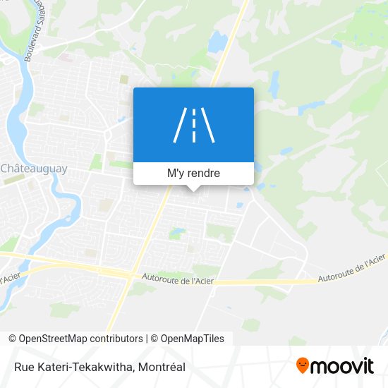 Rue Kateri-Tekakwitha plan