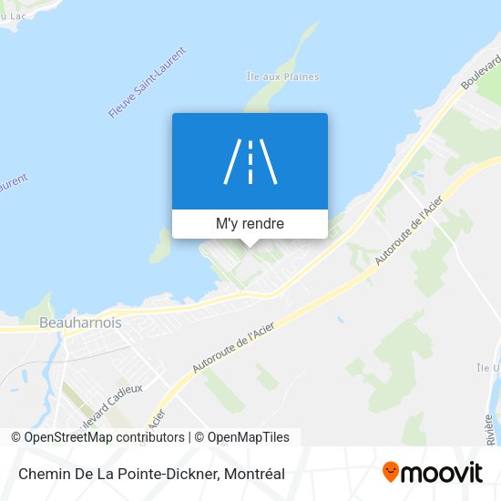 Chemin De La Pointe-Dickner plan