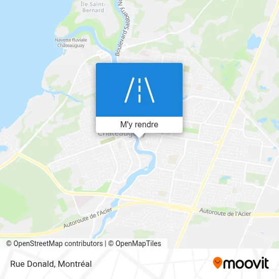 Rue Donald plan