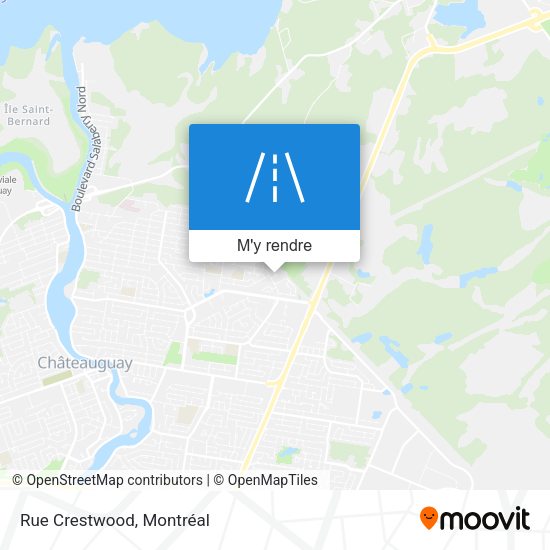 Rue Crestwood plan