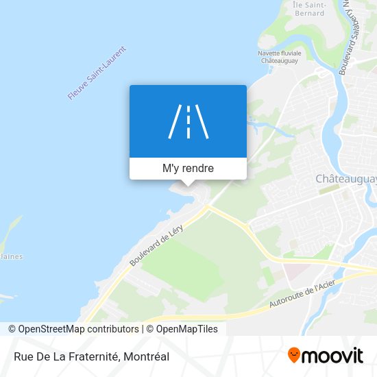 Rue De La Fraternité plan