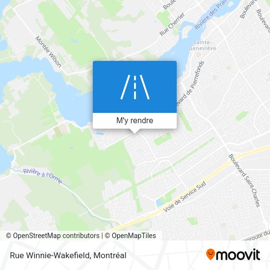 Rue Winnie-Wakefield plan