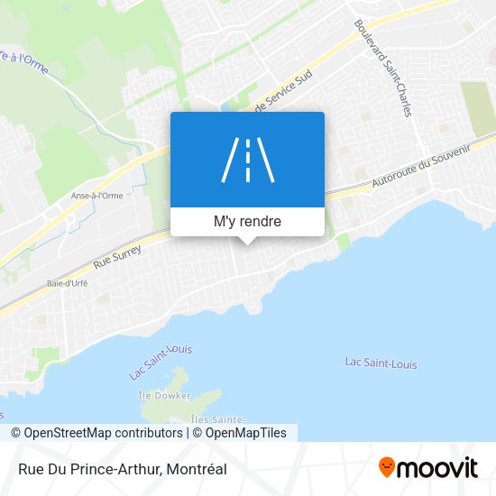 Rue Du Prince-Arthur plan