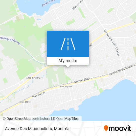 Avenue Des Micocouliers plan