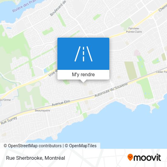 Rue Sherbrooke plan