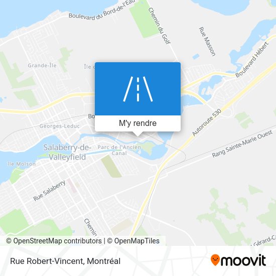 Rue Robert-Vincent plan