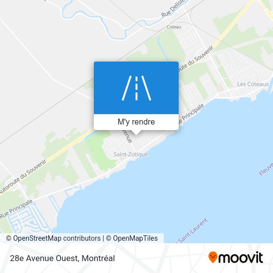 28e Avenue Ouest plan