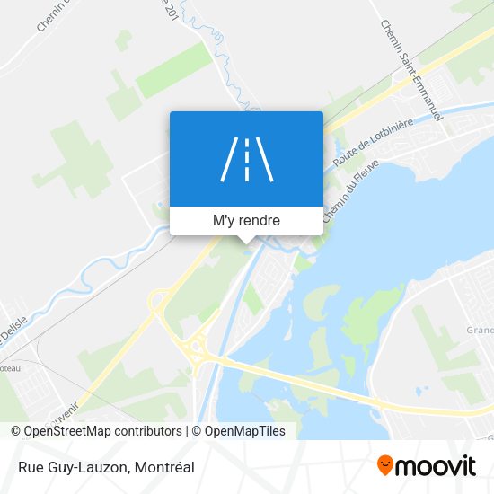 Rue Guy-Lauzon plan
