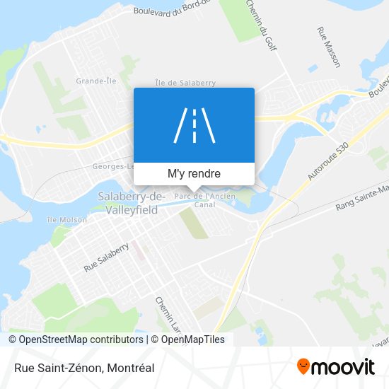 Rue Saint-Zénon plan