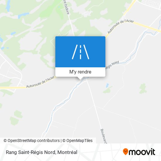 Rang Saint-Régis Nord plan
