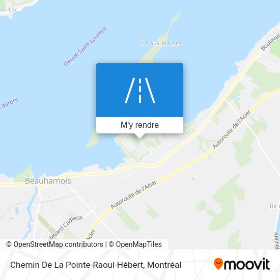 Chemin De La Pointe-Raoul-Hébert plan