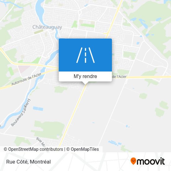 Rue Côté plan