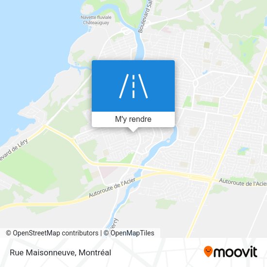 Rue Maisonneuve plan