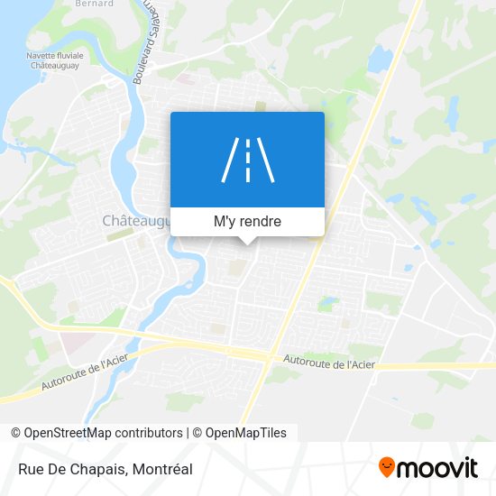 Rue De Chapais plan