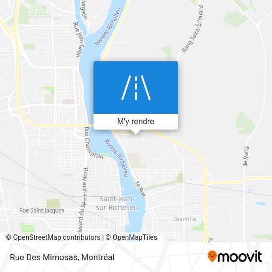 Rue Des Mimosas plan