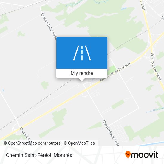 Chemin Saint-Féréol plan