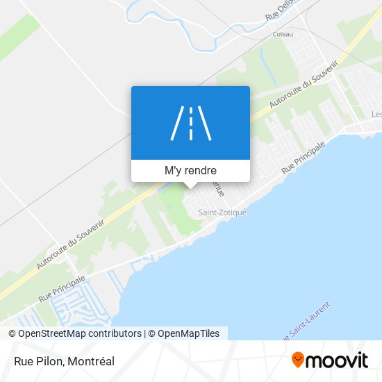 Rue Pilon plan