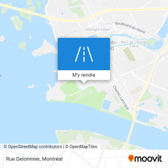 Rue Delorimier plan
