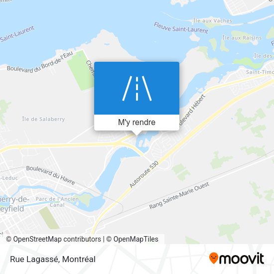 Rue Lagassé plan