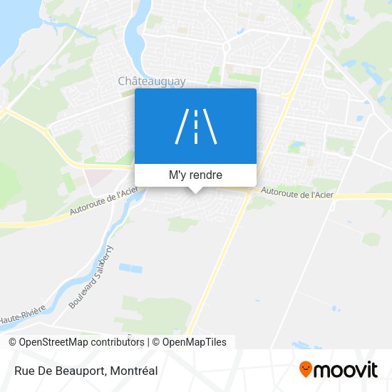 Rue De Beauport plan