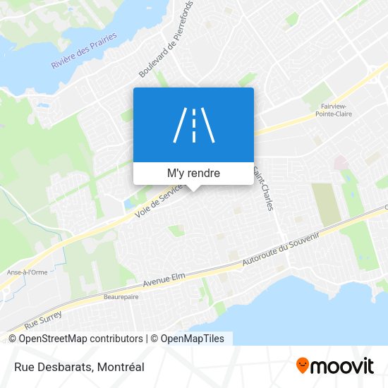 Rue Desbarats plan