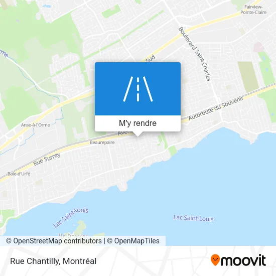 Rue Chantilly plan