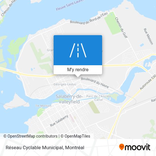 Réseau Cyclable Municipal plan
