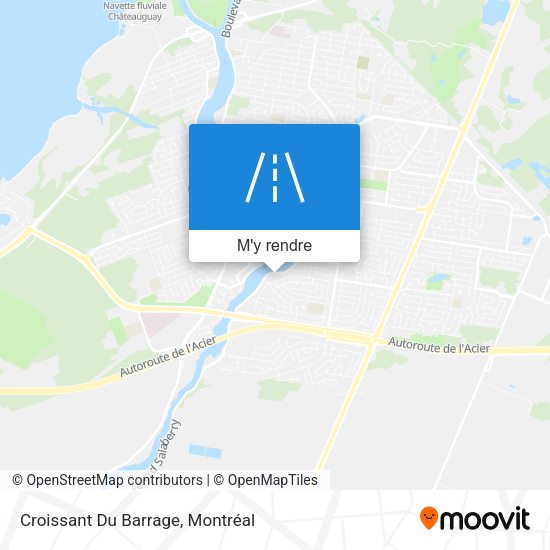 Croissant Du Barrage plan
