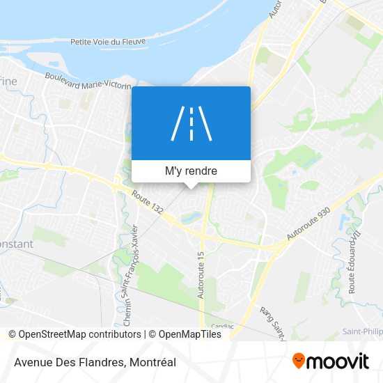 Avenue Des Flandres plan