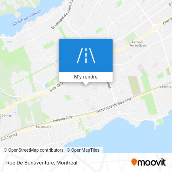 Rue De Bonaventure plan