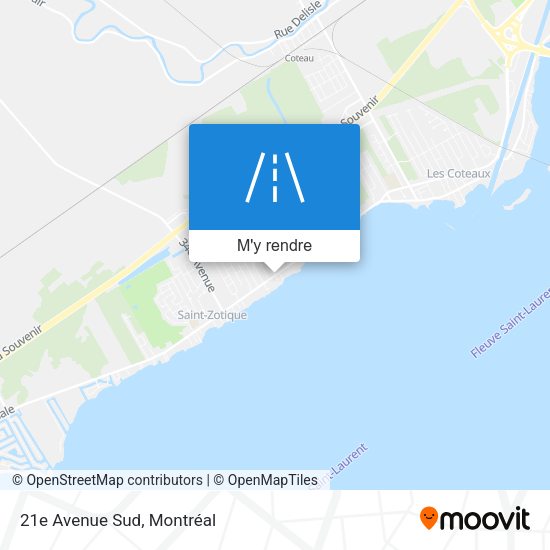 21e Avenue Sud plan